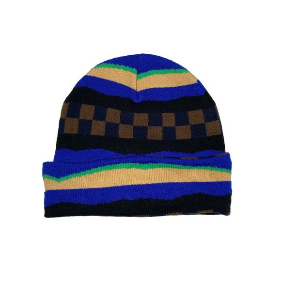 Alltimers Checker board beanie mens one size - Picture 1 of 4